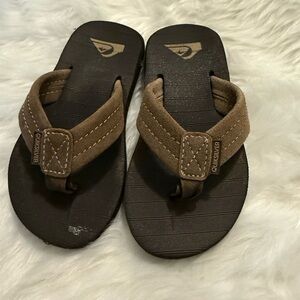 Quiksilver Carver Suede Boys Flip Flops